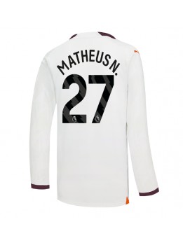 Moški Nogometna dresi replika Manchester City Matheus Nunes #27 Gostujoči 2023-24 Dolgi rokav